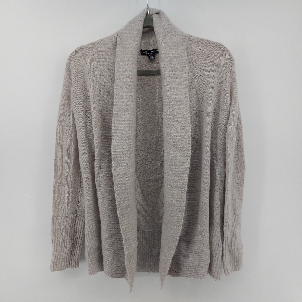Saks Fifth Avenue Cashmere Cardigan Gray Size xs